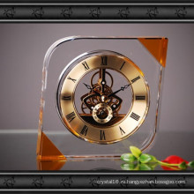 Новый дизайн Кристалл часы стекло ремесла для подарка